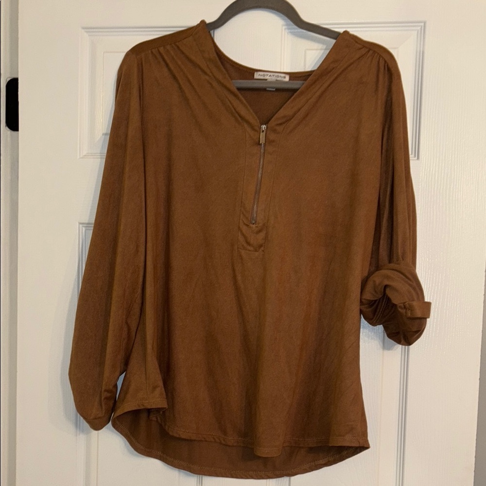 Brown Women's Top